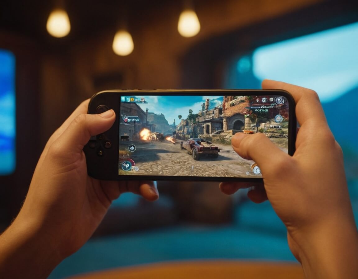 Holi-themed color splash game screenshot